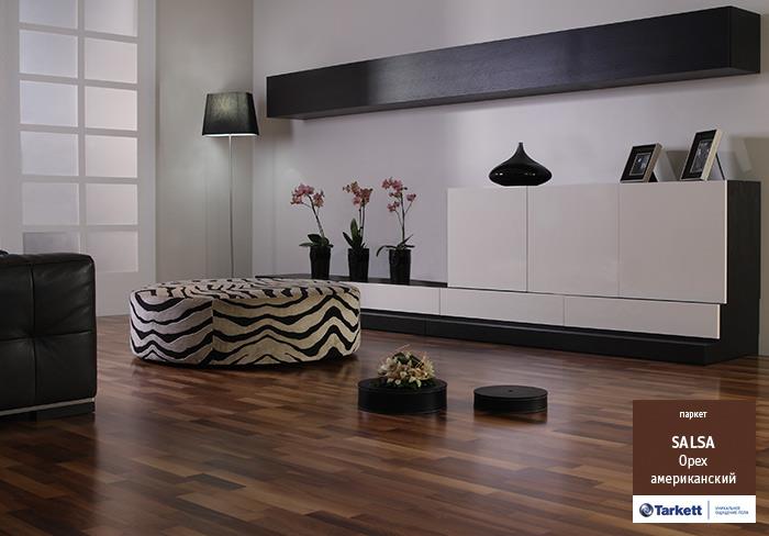 Паркетная доска "Tarkett" Salsa Орех американский (2283*194*14 мм) — купить в Екатеринбурге