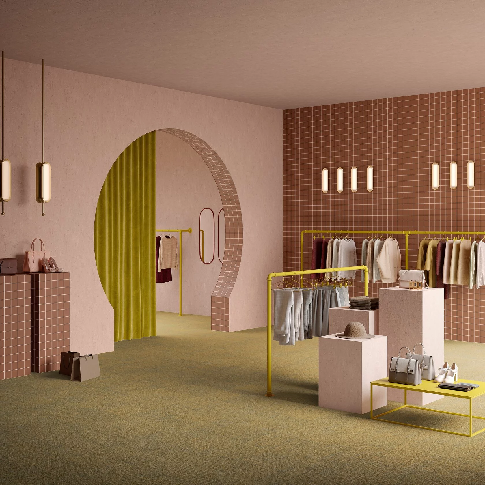 Ковровая плитка Mantra Tile 94 (500*500*6 мм) — купить в Екатеринбурге