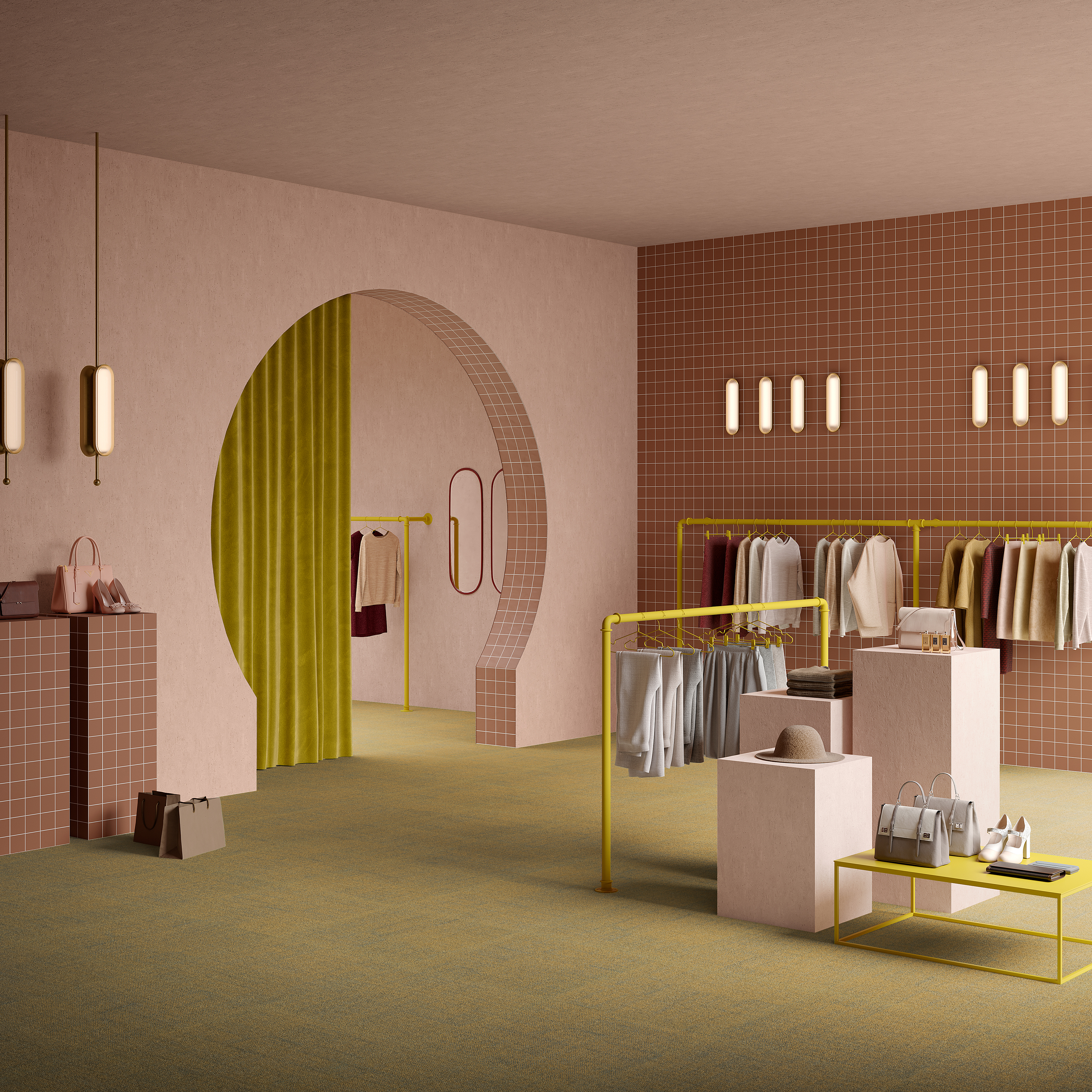 Ковровая плитка Mantra Tile 29 (500*500*6 мм) — купить в Екатеринбурге