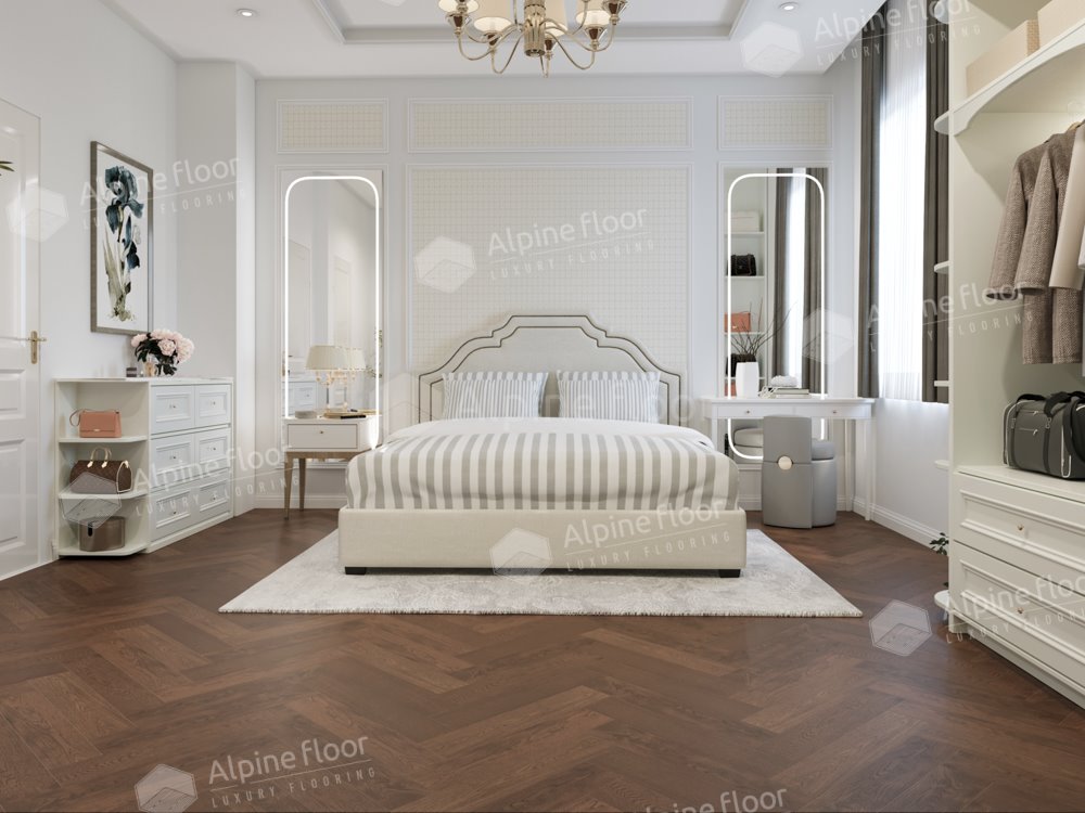 Инженерная доска "Alpine Floor" Дуб Браун (600*120*12 мм) — купить в Екатеринбурге