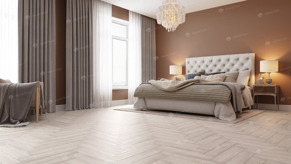Виниловая плитка "Alpine Floor" Parquet LVT Голубой Лес (590*118*2,5 мм) — купить в Екатеринбурге